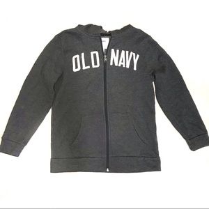 Girls Old Navy Hoodie Gray 10/12